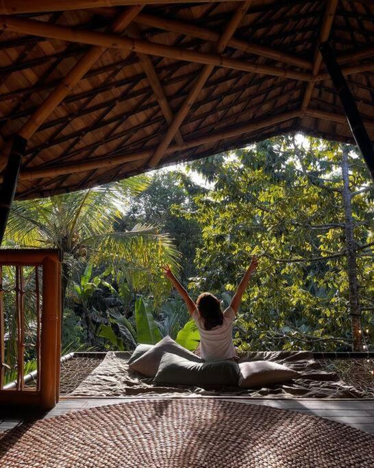 Eco Bamboo Island Bali - Bamboo House #4 Villa Selat Eksteriør billede